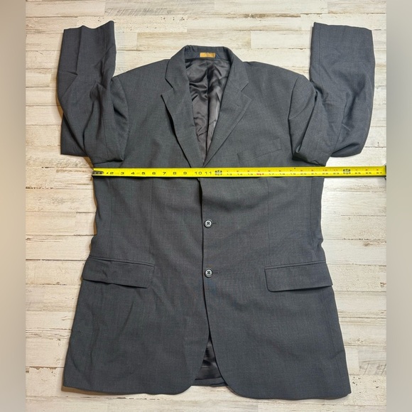 Brooks Brothers Blazer Sport Coat Jacket Mens 42R 2 Button Charcoal Gray - Picture 4 of 11